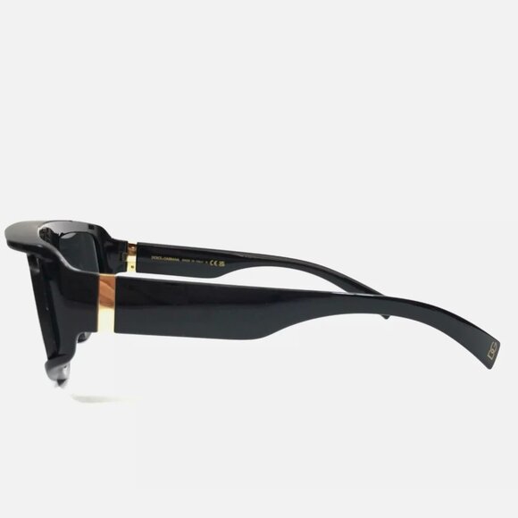 Dolce & Gabbana Black Polished Sunglasses